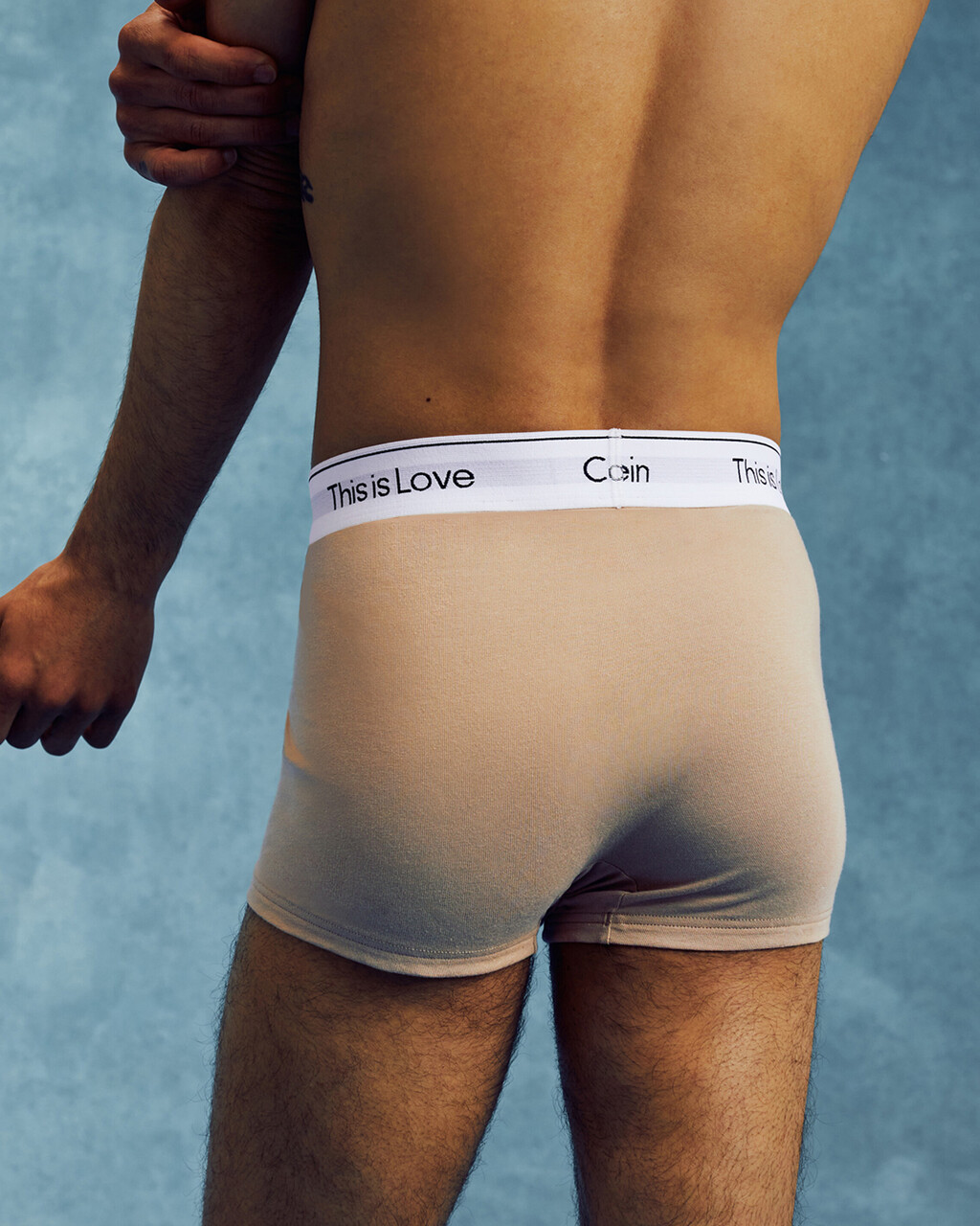 MODERN COTTON THIS IS LOVE TRUNKS, Travertine, hi-res