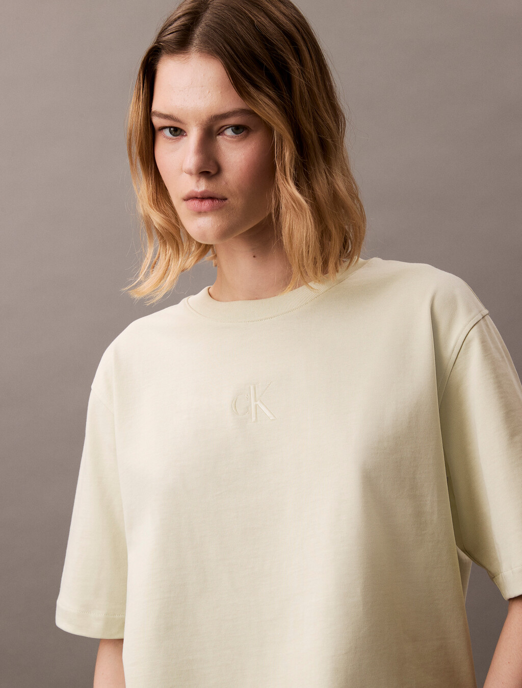 Relaxed Gloss Logo T-shirt, Aloe Wash, hi-res