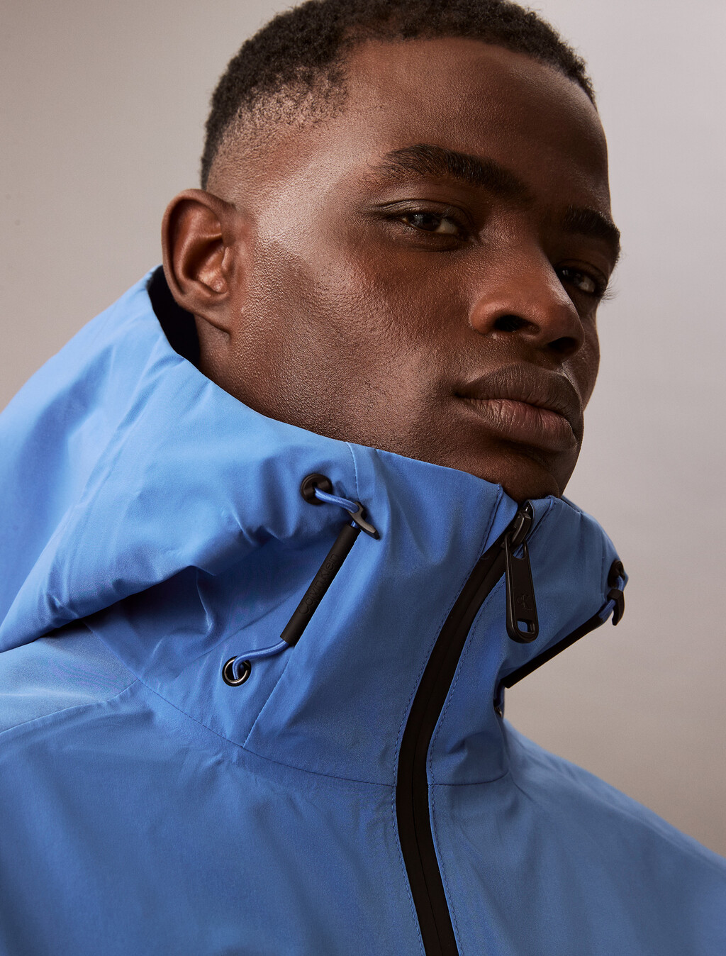 Technical Bonded Windbreaker, Bright Cobalt, hi-res