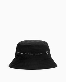 MODERN ESSENTIAL ORGANIC COTTON BUCKET HAT, BLACK, hi-res