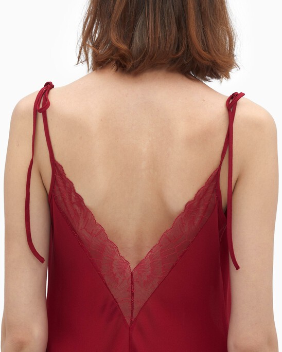 CK BLACK CAMELLIA CHEMISE