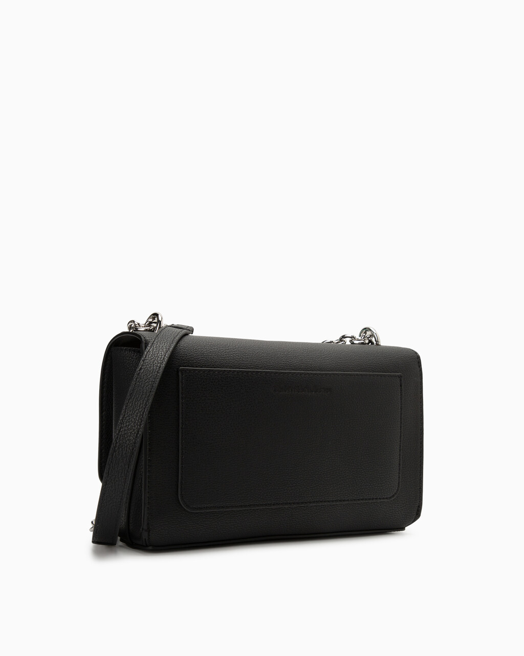 CKJ Minimal Monogram Chain Crossbody | BLACK | Calvin Klein Singapore