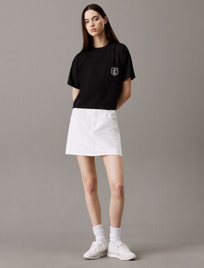 CK Crest Boxy Pocket Tee, Black, hi-res