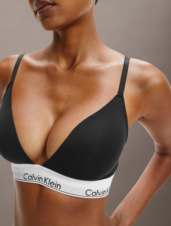 Icon Cotton Lightly Lined Triangle Bra