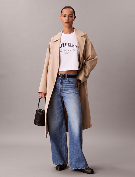 Cropped Varsity Logo T-shirt