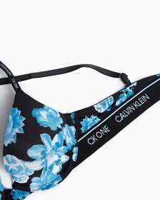 CK One Micro Push Up Plunge Bra, FRANCES PRT, hi-res