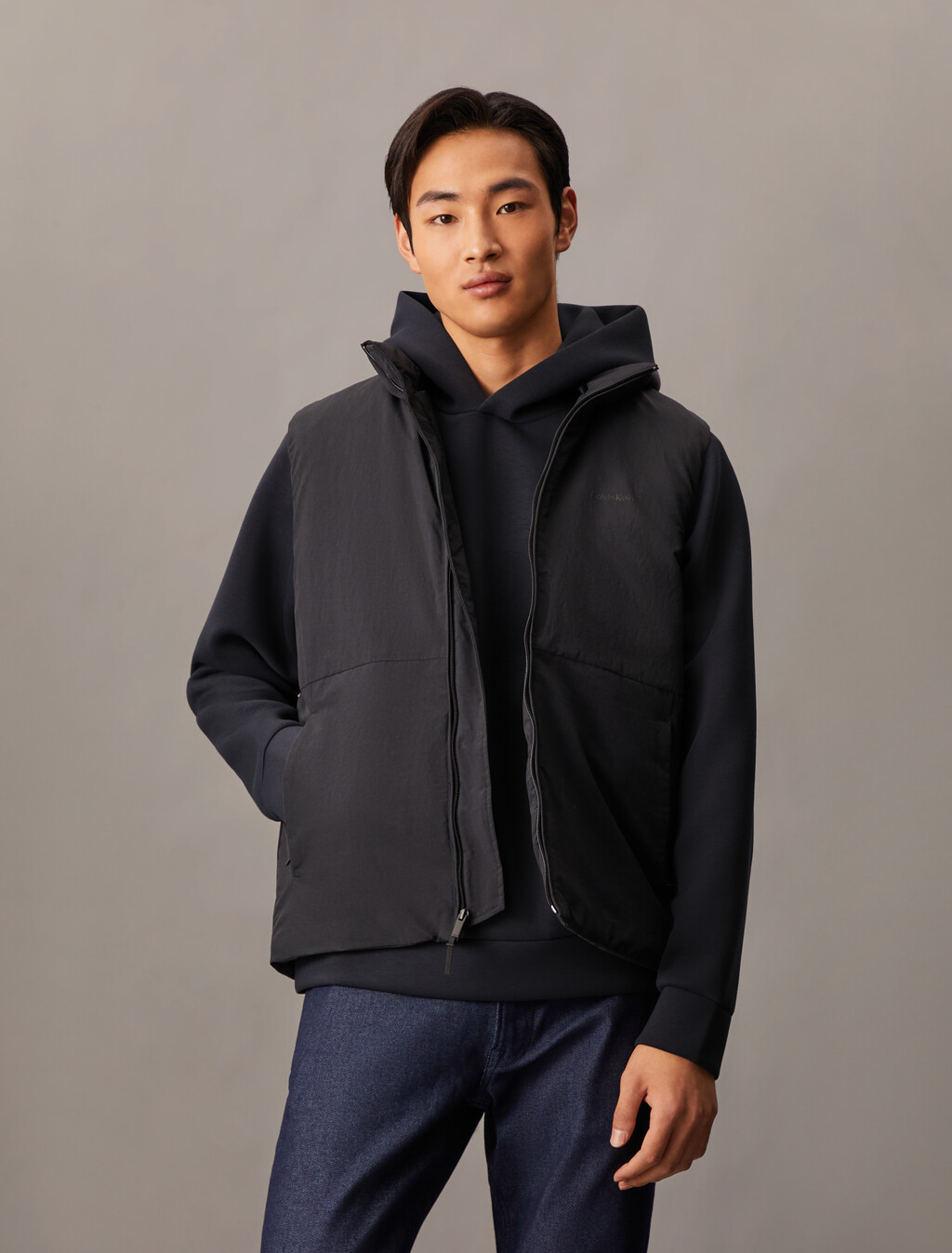 City Spacer Hoodie, Asphalt, hi-res