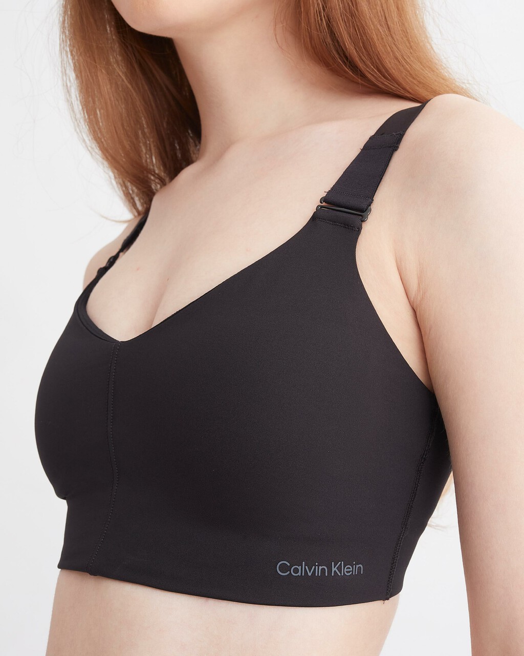 ESSENTIALS HIGH IMPACT SPORTS BRA, BLACK BEAUTY, hi-res
