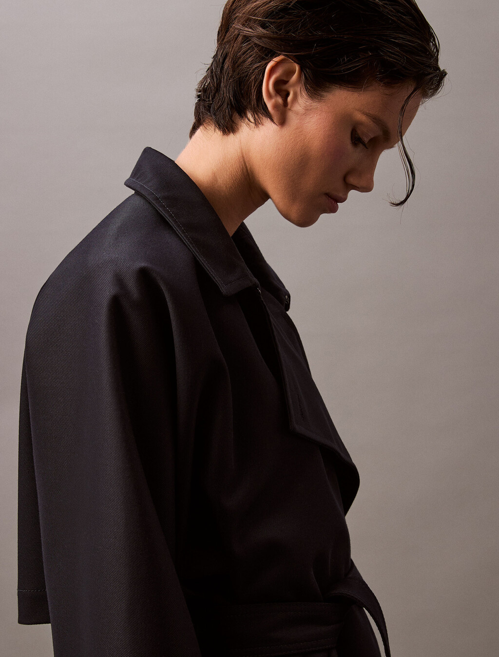 Wool Twill Trench Coat, Vulcan var.566, hi-res