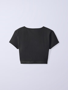 Jung Kook for Calvin Klein Heritage Cotton Lightly Lined T-Shirt Bralette, Peat, hi-res