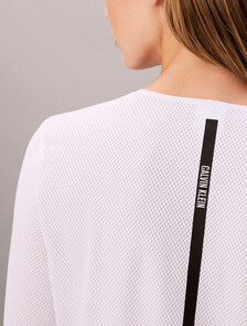 Intense Power Mesh Top, Brilliant White, hi-res