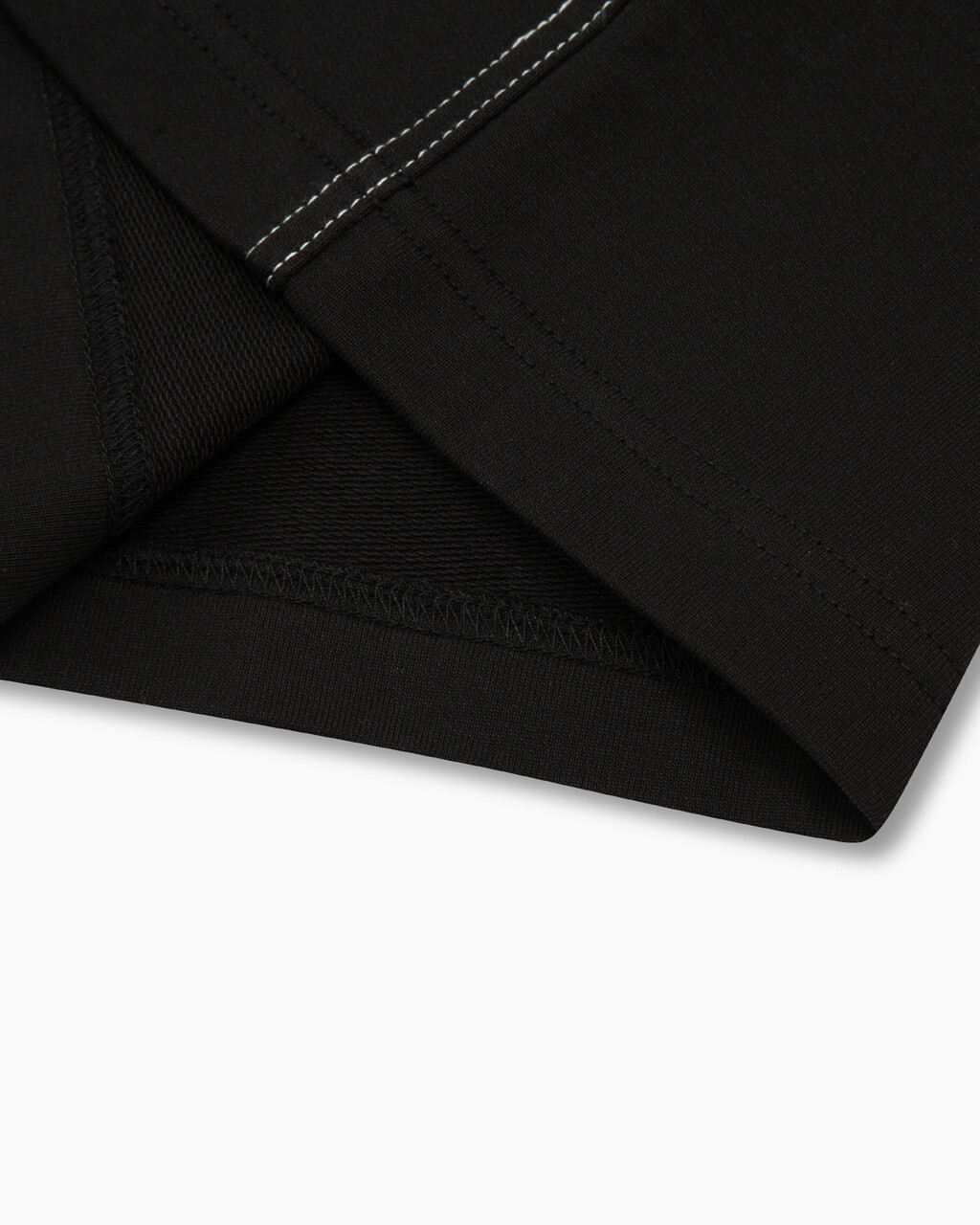 Modern Workwear Contrast Topstitch Tee, Ck Black, hi-res