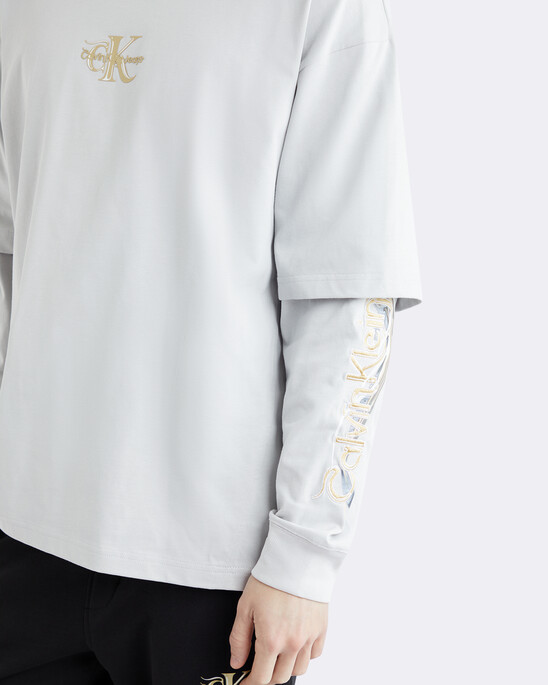 Year of The Dragon Two Layers Long Sleeve Tee