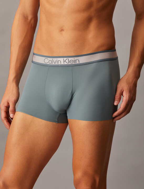 Tonal Logo Microfiber Low Rise Trunks