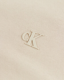 INFINITE COOL MONOGRAM CROPPED ZIP UP HOODIE, Classic Beige, hi-res