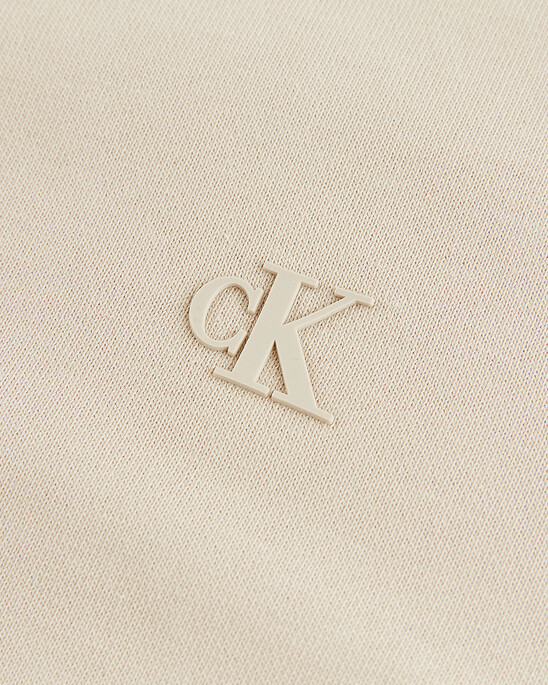 INFINITE COOL MONOGRAM CROPPED ZIP UP HOODIE