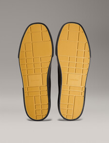 Alvaro - Cotton Canvas Logo Trainers, Triple Black/Honey, hi-res