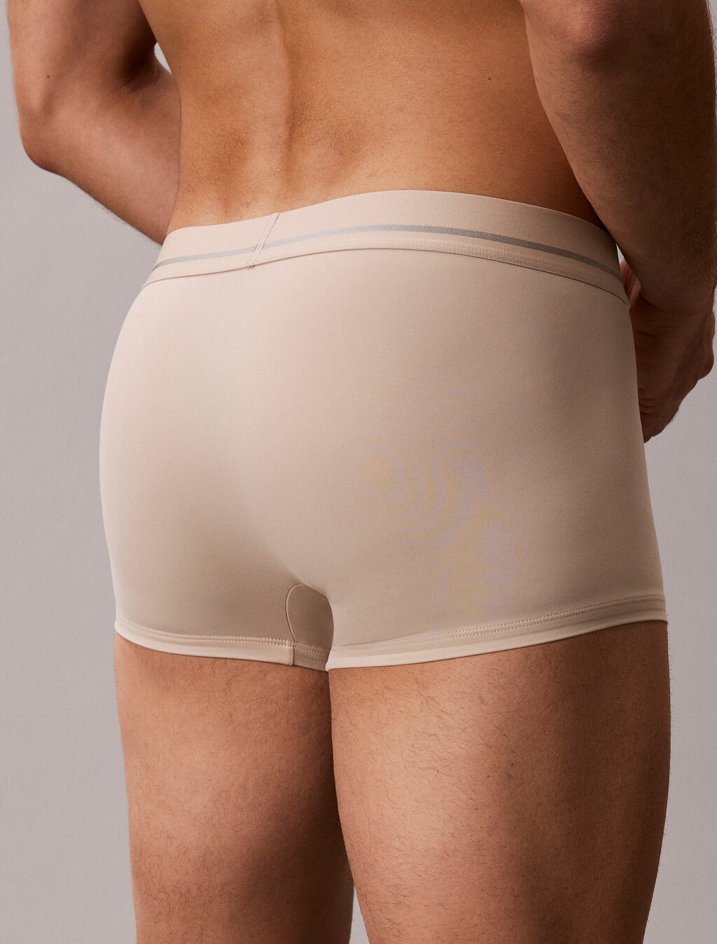 Icon Microfiber Stretch Metallic Low Rise Trunk, Oxford Tan, hi-res