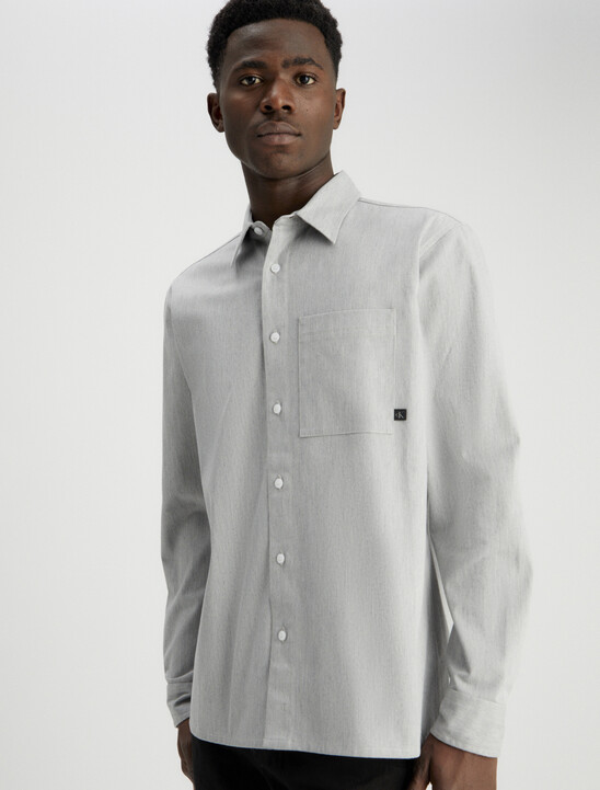 Melange Utility Shirt
