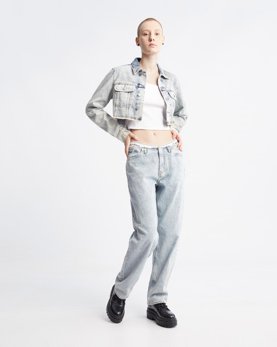 Extreme Cropped 90s Denim Jacket