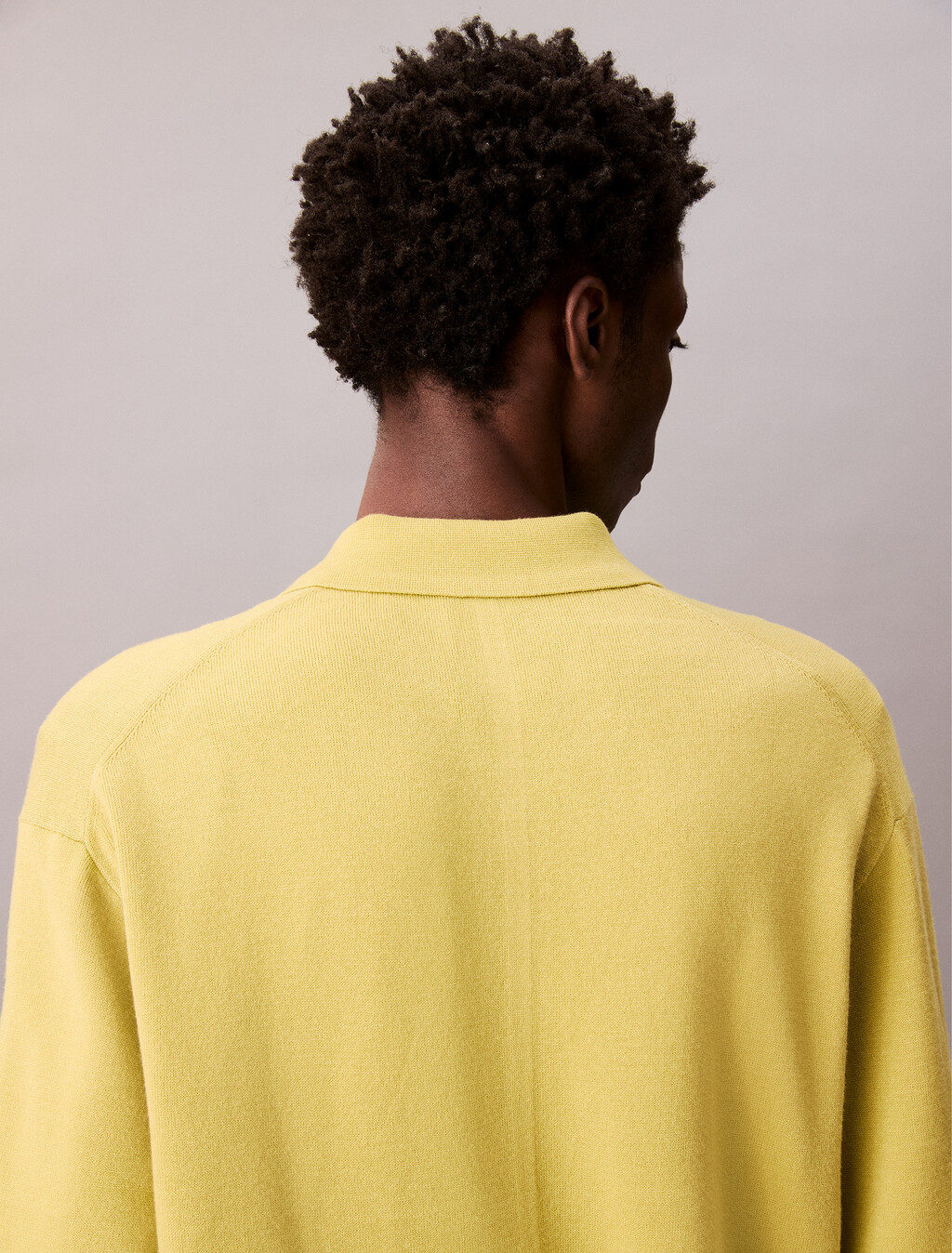 Tech Knit Boxy Polo Jumper, Spanish Lime, hi-res