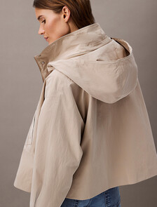 Nylon Waisted Jacket, Humus, hi-res