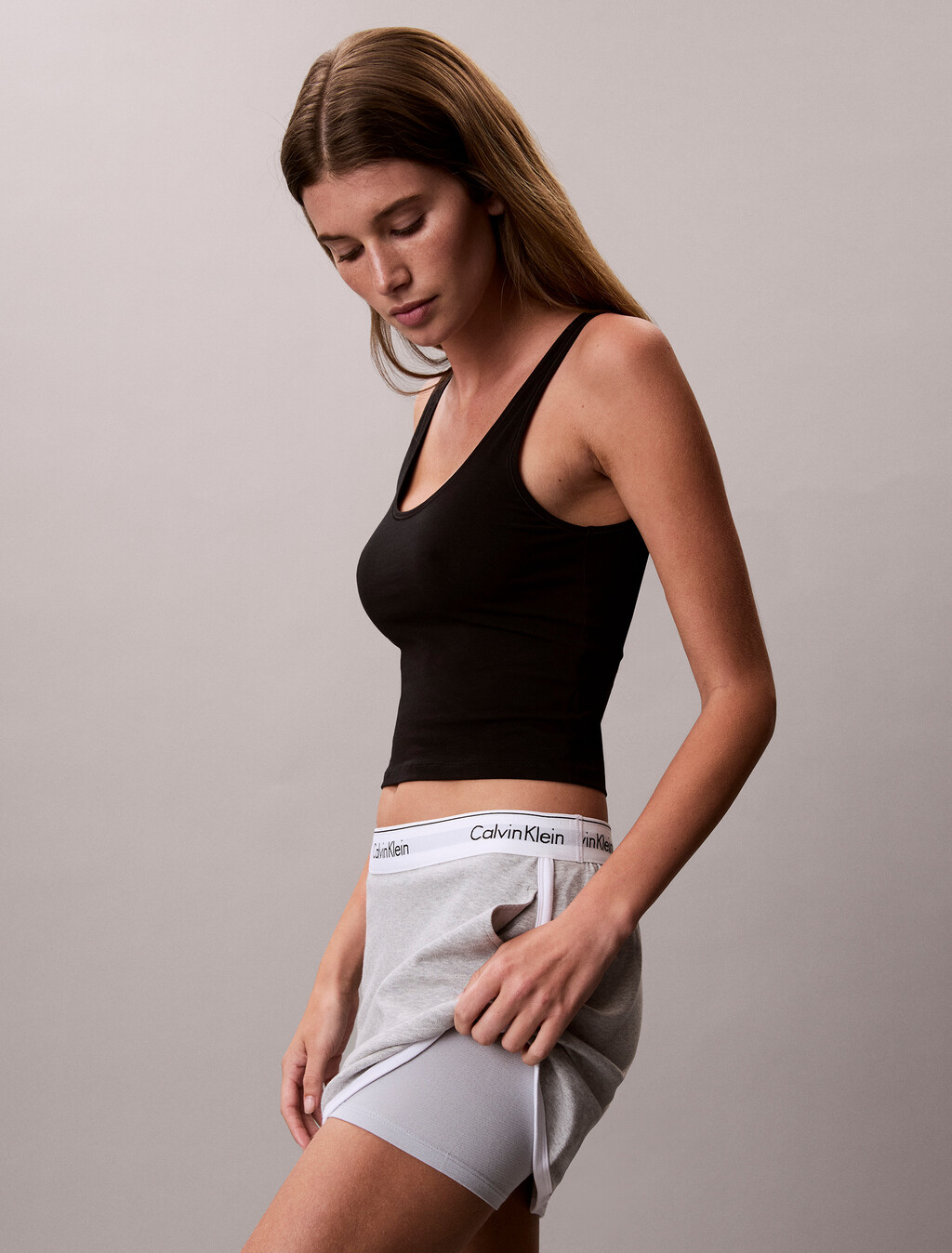 Icon Sport Cotton Skort, B10 Grey Heather, hi-res