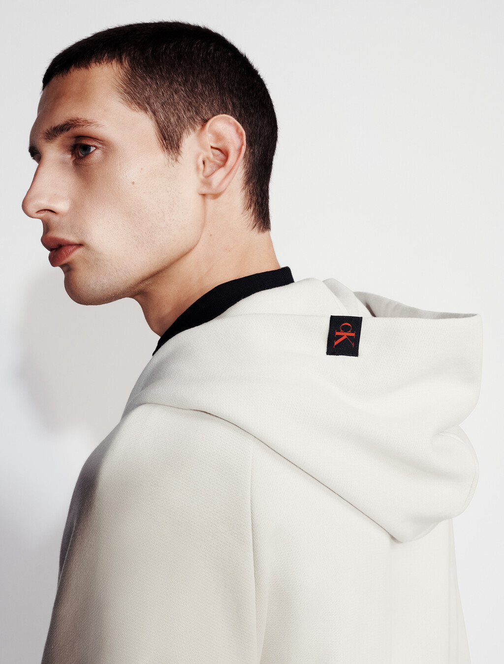 Lux Terry Zip Hoodie, Chalk, hi-res