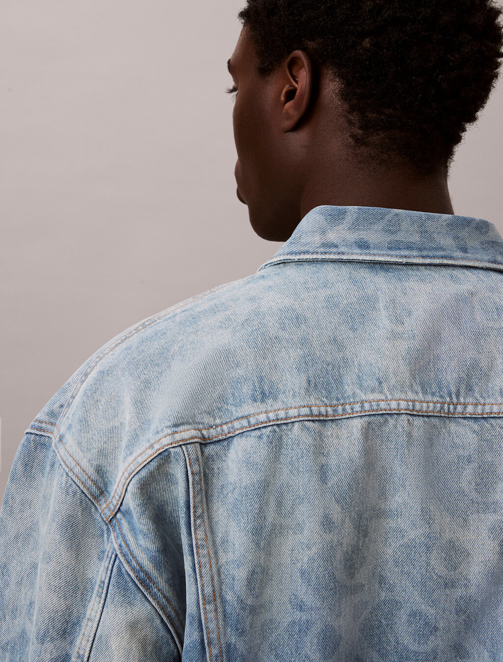 90s Logo Denim Jacket, LT PLAYBILL, hi-res