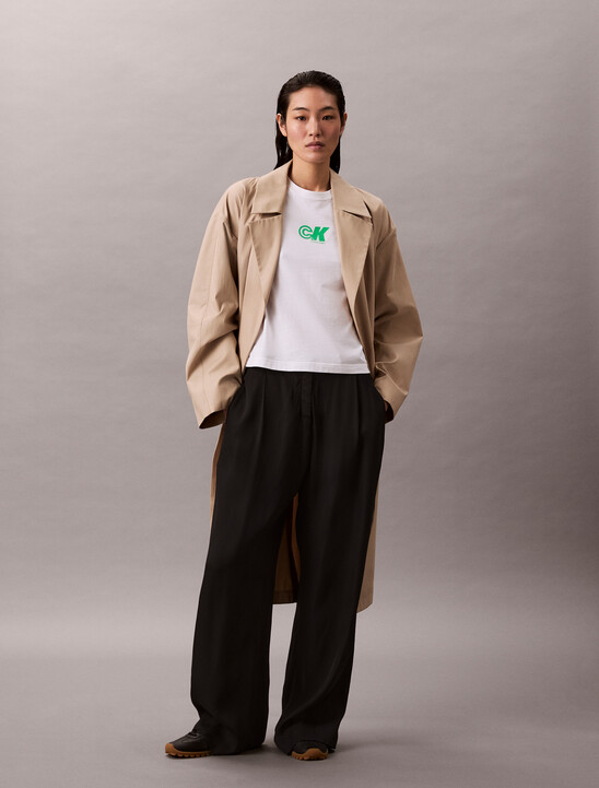 CK Logo Jersey Slim Tee