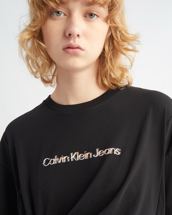 MOVEMENTS TEE WITH GATHERED HEM