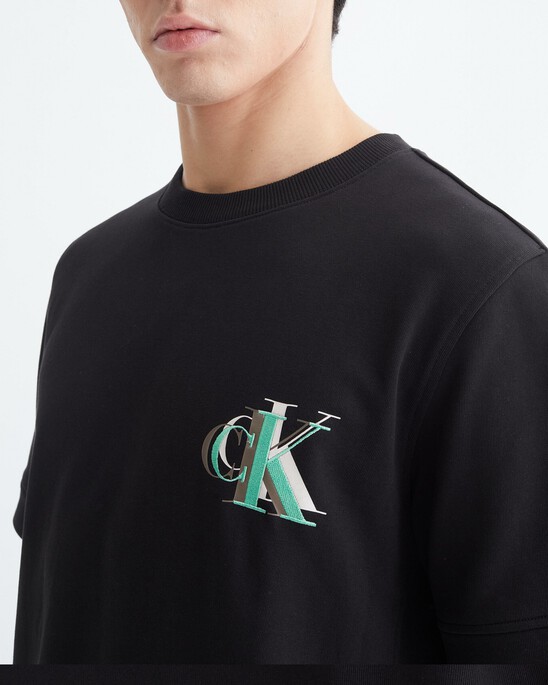 INFINITE COOL MONOGRAM SHORT SLEEVE SWEATSHIRT