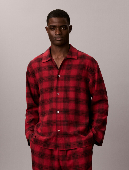 Flannel Pyjama Top