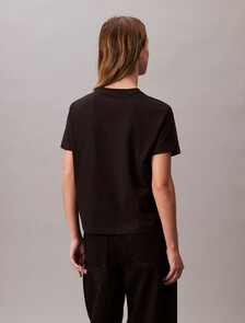 CK Logo Jersey Slim Tee, Black, hi-res
