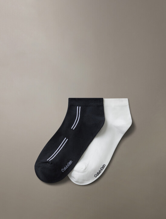 2 Pack Side Line Low Cut Socks