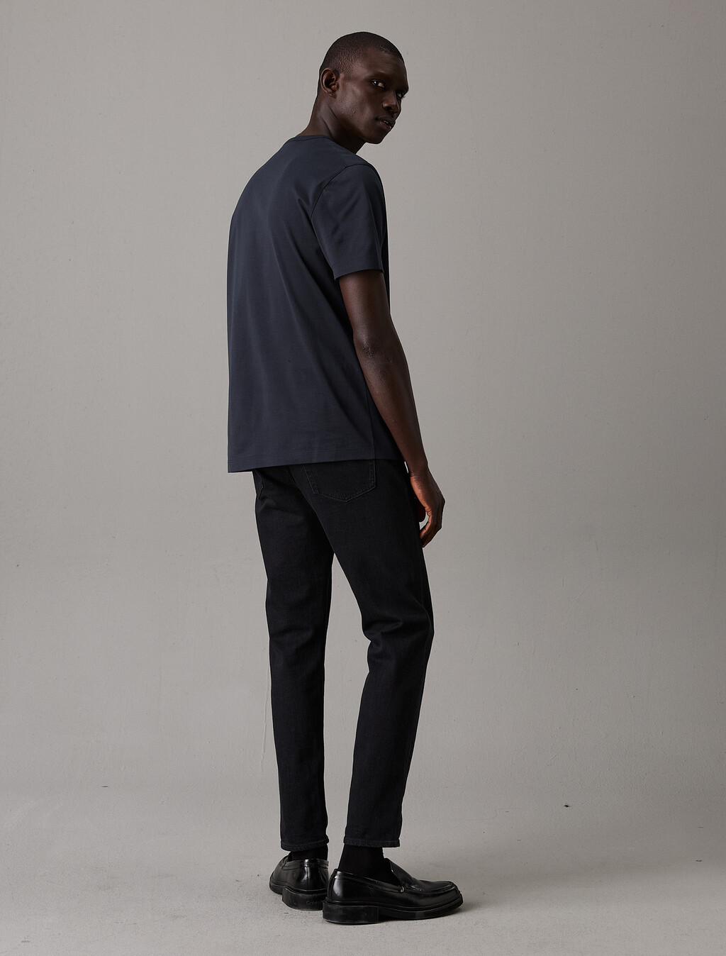 The Calvin Double Mercerized Tee, Vulcan, hi-res