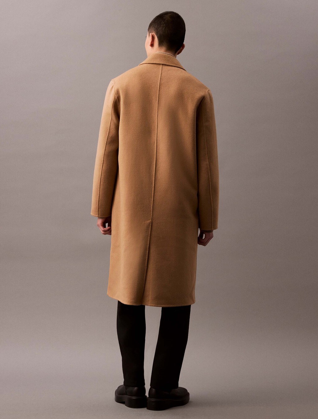 Wool Blend Overcoat, Tigers Eye, hi-res