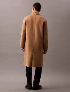 Wool Blend Overcoat, Tigers Eye, hi-res