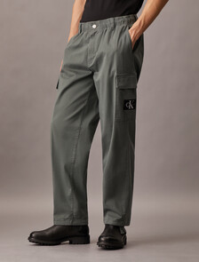 Cotton Twill Cargo Pants, Endless Grey, hi-res
