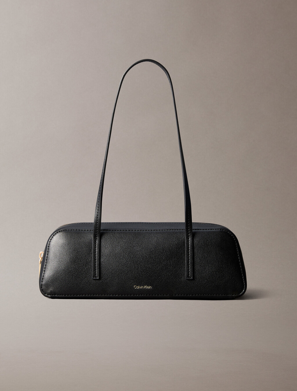 Foil Logo Shoulder Bag, Black/Toasted Coconut, hi-res