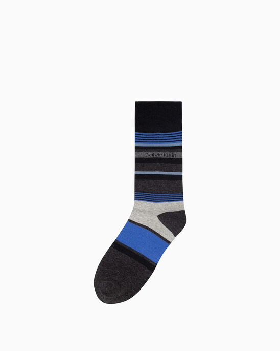 Men's 1 Pack Stripe Crew Socks