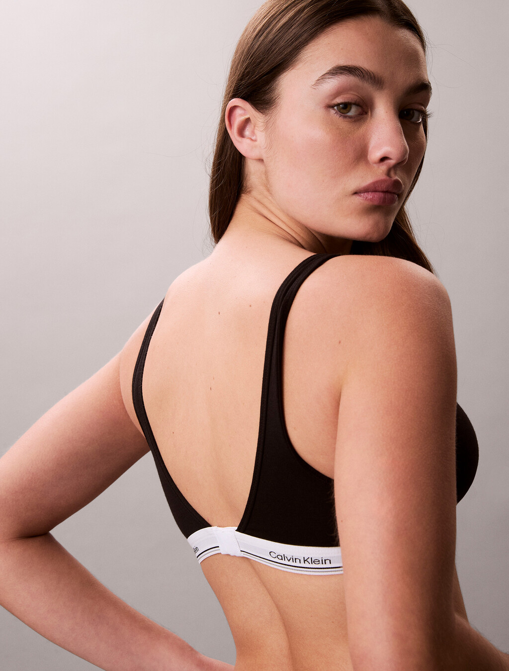 Balance Padded Wire Free Bra, Black, hi-res