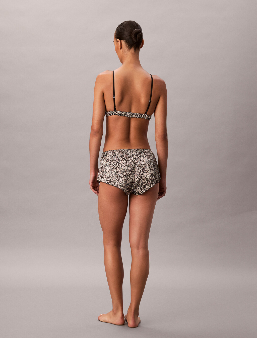 Satin Boy Shorts, ANIMAL PRINT TEMPT+TEMP COLOR, hi-res