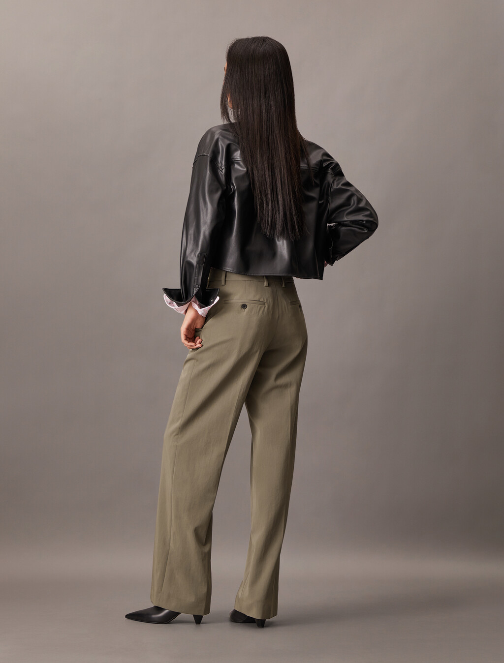 Tailored Flare Trouser, Overcast, hi-res