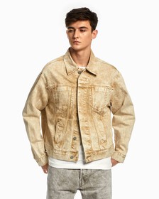 CK STANDARDS DENIM TRUCKER JACKET, NETTLE MARBLE D, hi-res