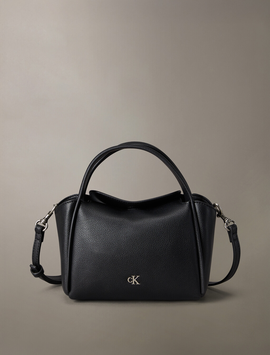 Monogram Shoulder Bag, Black, hi-res