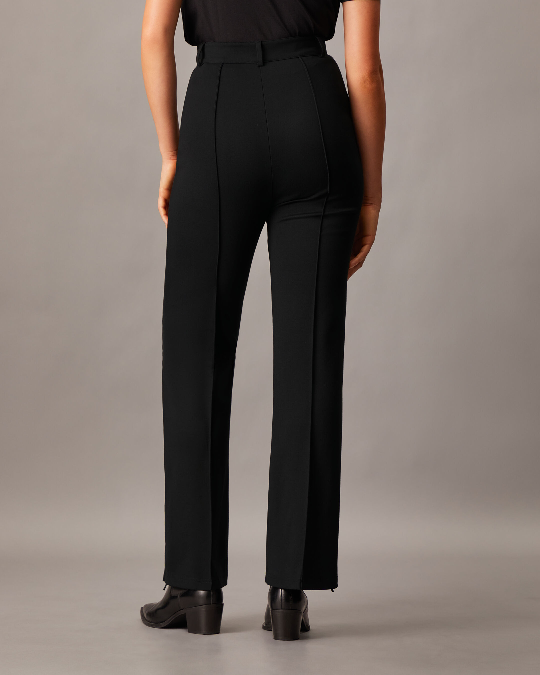 ★ ★ Women's High Rise Flare Milano Pants Black CALLAS Milano Danae High-Rise Flare Trousers | Neiman Marcus