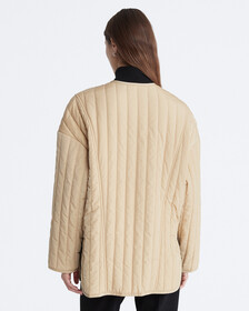 Quilted Liner Jacket, Travertine, hi-res