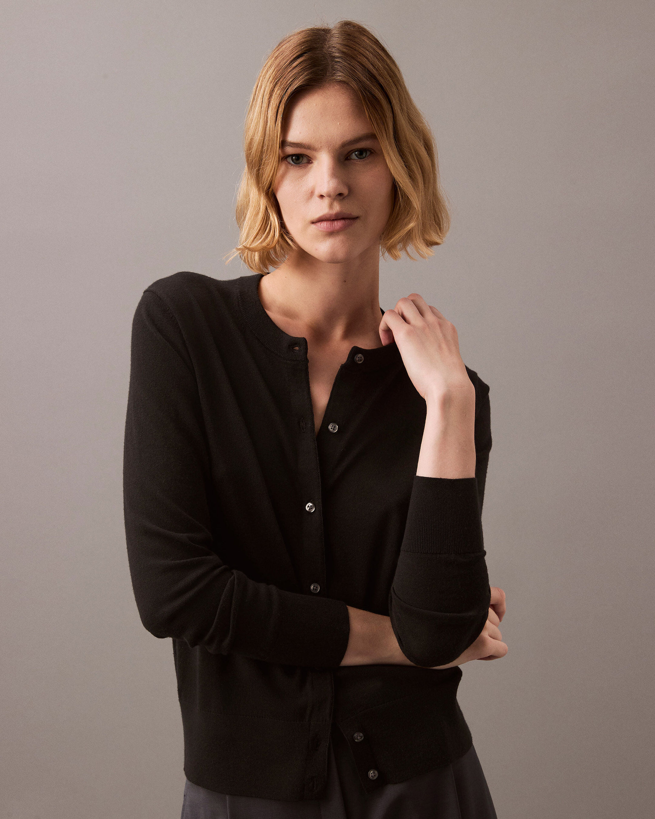 Calvin klein shrug sweater top