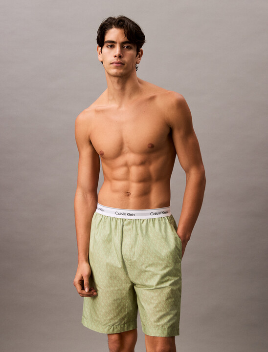Cotton Poplin Sleep Short